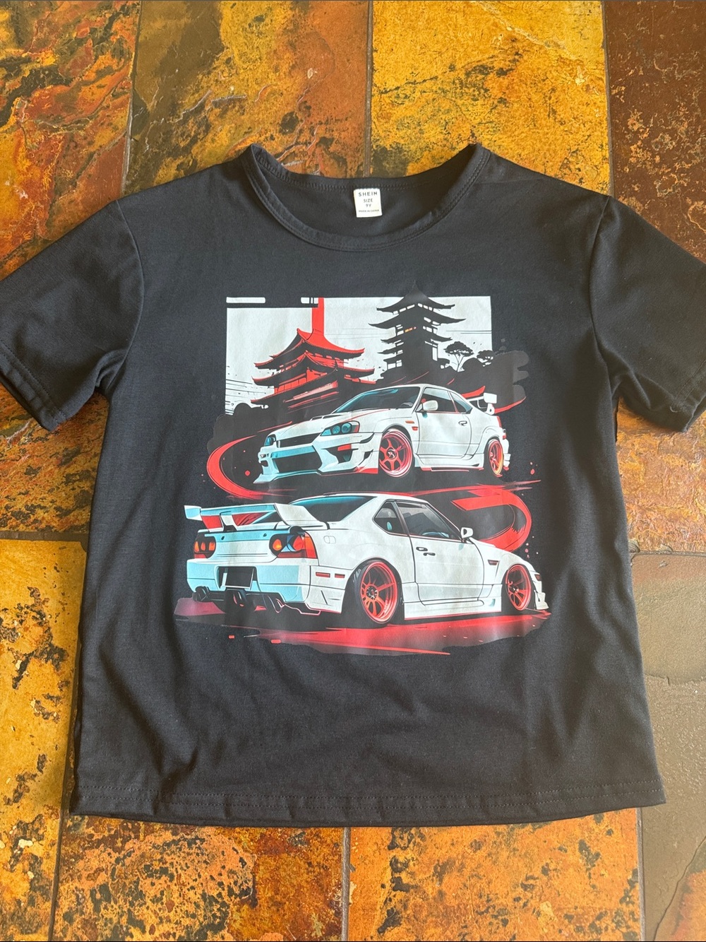 Kids Graphic Car T-Shirt (1113)